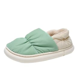 image-Beryllen Cotton Slippers Unisex Winter Warm Fleece-Lined Home Shoes