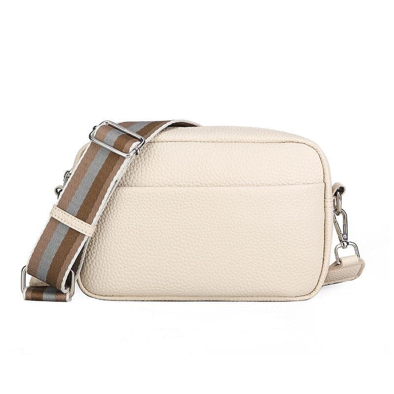 image-Women's PU Leather Crossbody Bag Small Square Shoulder Messenger Bag