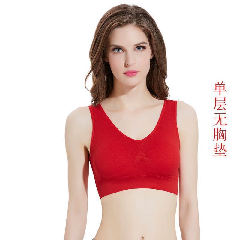 image-Jia Shufen Sports Bra No Steel Ring Seamless Full Cup 4XL