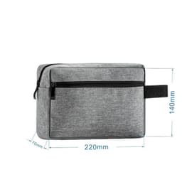 image-Oxford Cloth Makeup Bag Waterproof Travel Cosmetic Storage 22x14x7cm