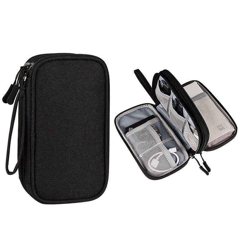 image-Travel Storage Bag for Digital Accessories and Cables - Black