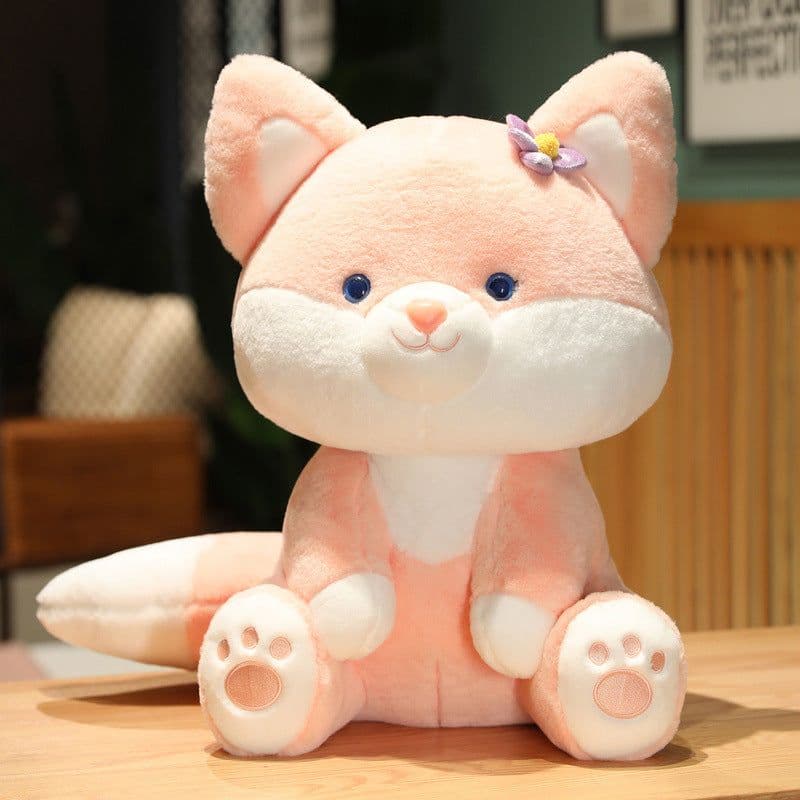image-YZ BLUBLU TOY Purple Fox Plush Doll 50cm