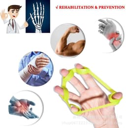 image-Silicone Finger Trainer Ring Rehabilitation Rally Device