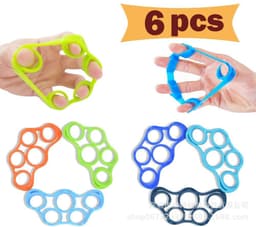 image-Silicone Finger Trainer Ring Rehabilitation Rally Device