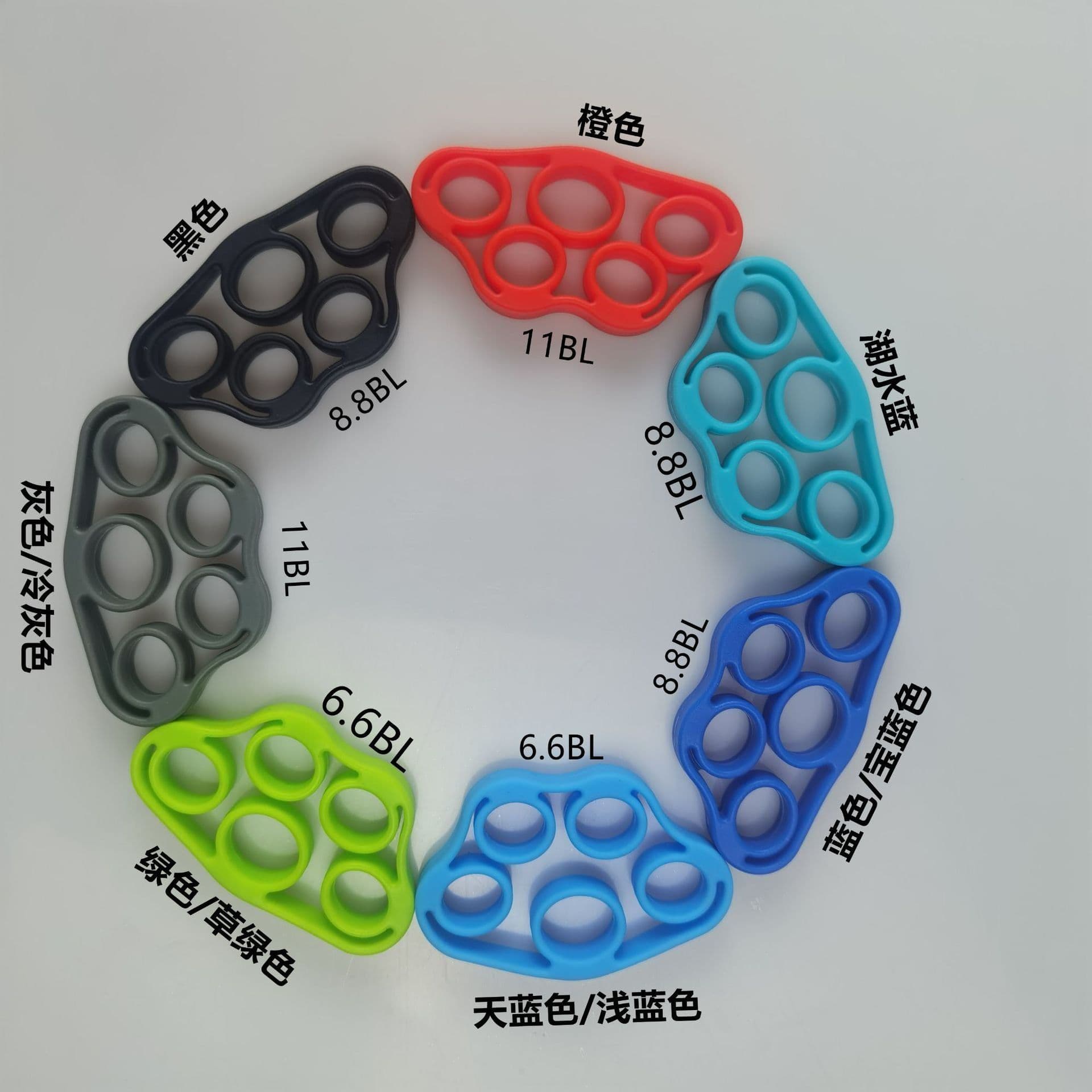 image-Silicone Finger Trainer Ring Rehabilitation Rally Device