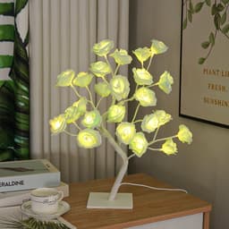 image-LED Rose Tree Lamp USB Decorative Night Light with Switch