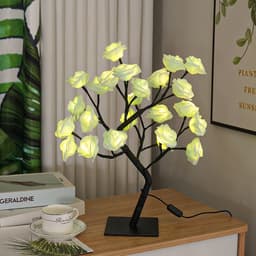 image-LED Rose Tree Lamp USB Decorative Night Light with Switch