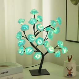 image-LED Rose Tree Lamp USB Decorative Night Light with Switch