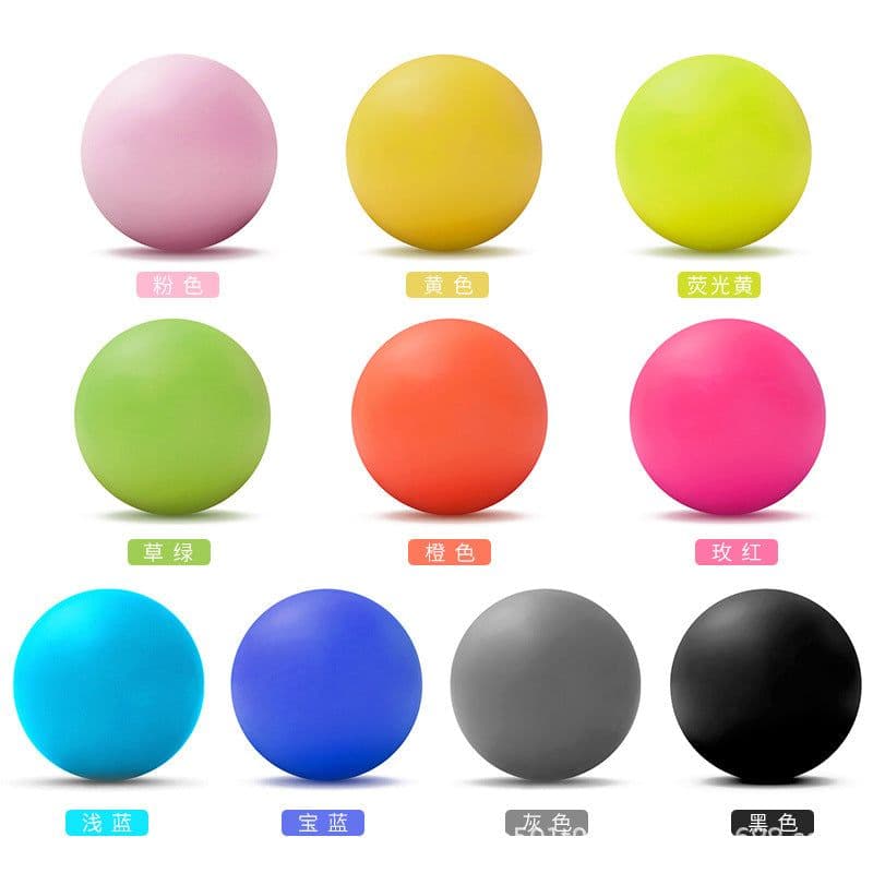 image-Silicone Yoga Massage Ball 61mm Fascia Muscle Relaxation