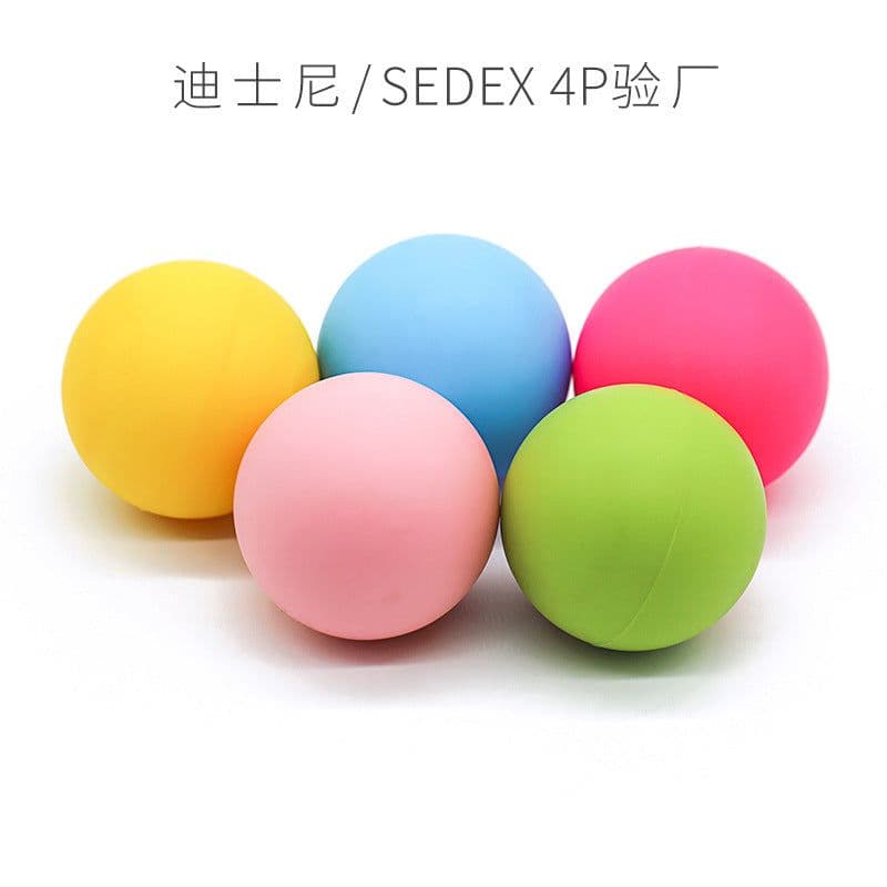 image-Silicone Yoga Massage Ball 61mm Fascia Muscle Relaxation