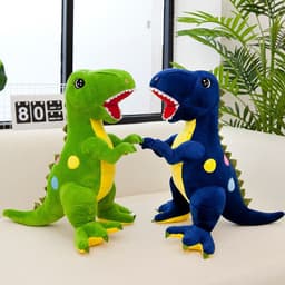 image-Nice Rabbit Tyrannosaurus Rex Plush Toy Dinosaur Doll Blue