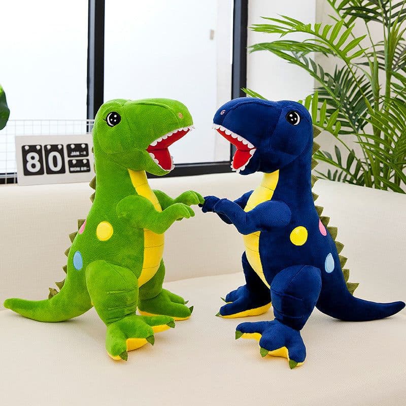 image-Nice Rabbit Tyrannosaurus Rex Plush Toy Dinosaur Doll Blue