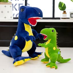 image-Nice Rabbit Tyrannosaurus Rex Plush Toy Dinosaur Doll Blue