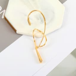 image-Geometric Ear Cuff Clip Earrings Non-Pierced Women's Ear Bone Clip