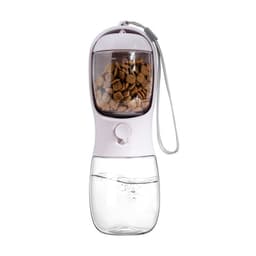 image-Portable Pet Water and Food Bottle 2-in-1 Dog Cat Travel Cup