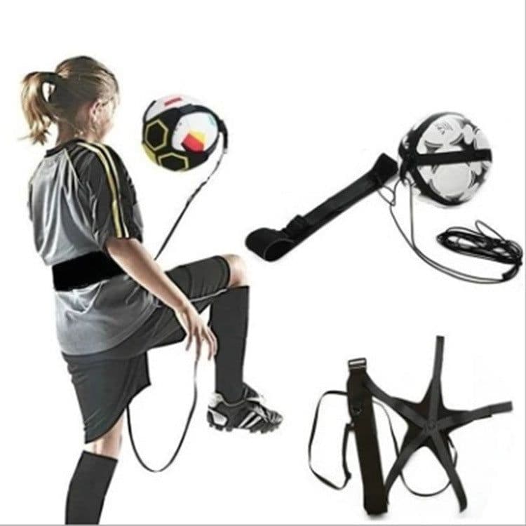 image-Football Training Belt Solo Practice Kick Trainer Aid