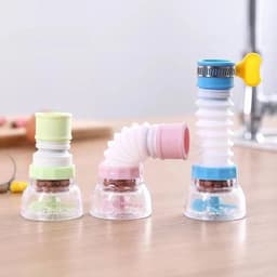 image-Kitchen Faucet Aerator with Rotary Splash Filter Extension