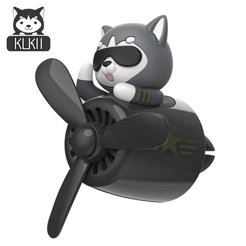 image-Husky Car Air Vent Clip Aromatherapy Diffuser Ornament