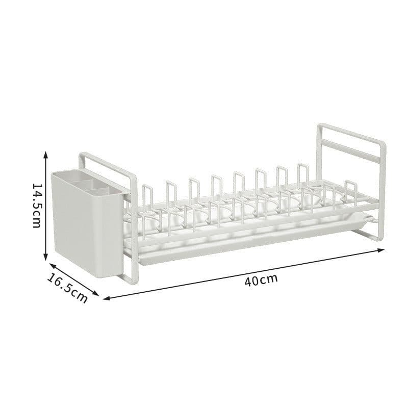 image-Adjustable Telescopic Pot Rack Kitchen Cabinet Storage Organizer