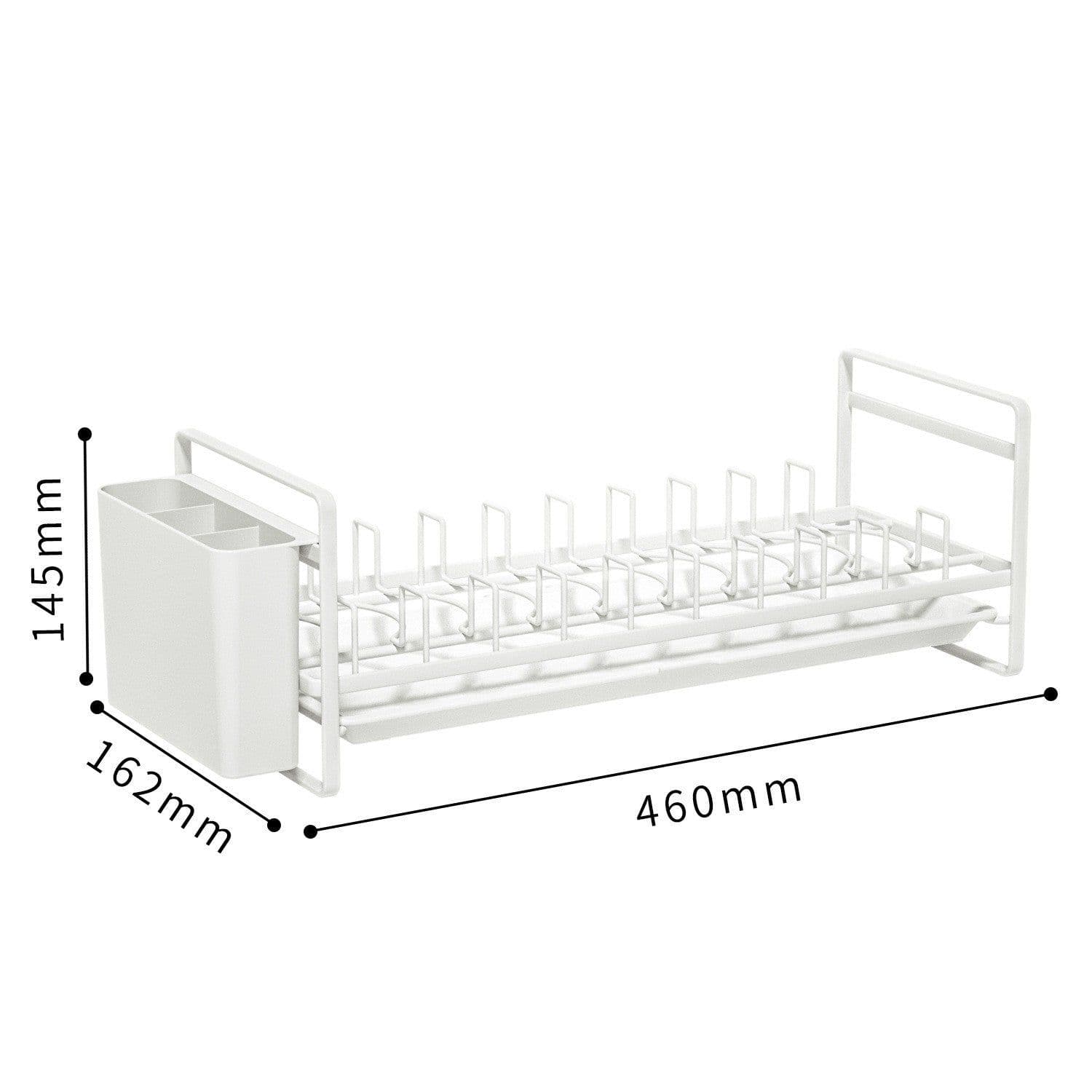 image-Adjustable Telescopic Pot Rack Kitchen Cabinet Storage Organizer
