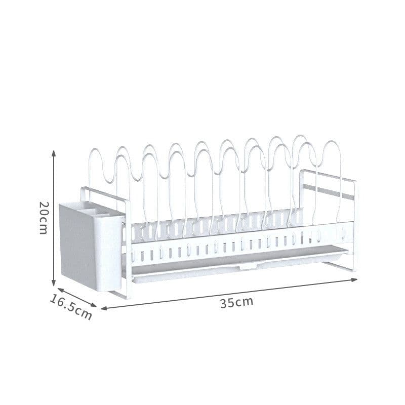 image-Adjustable Telescopic Pot Rack Kitchen Cabinet Storage Organizer