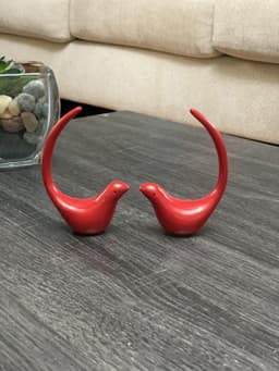 image-Vibhsa Red Bird Figurines of Heal and Happiness