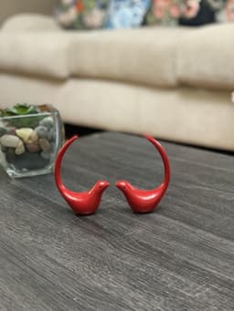 image-Vibhsa Red Bird Figurines of Heal and Happiness