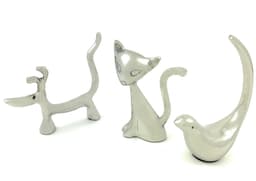 image-Vibhsa Dog Cat & Bird Ring Holders Set - Silver