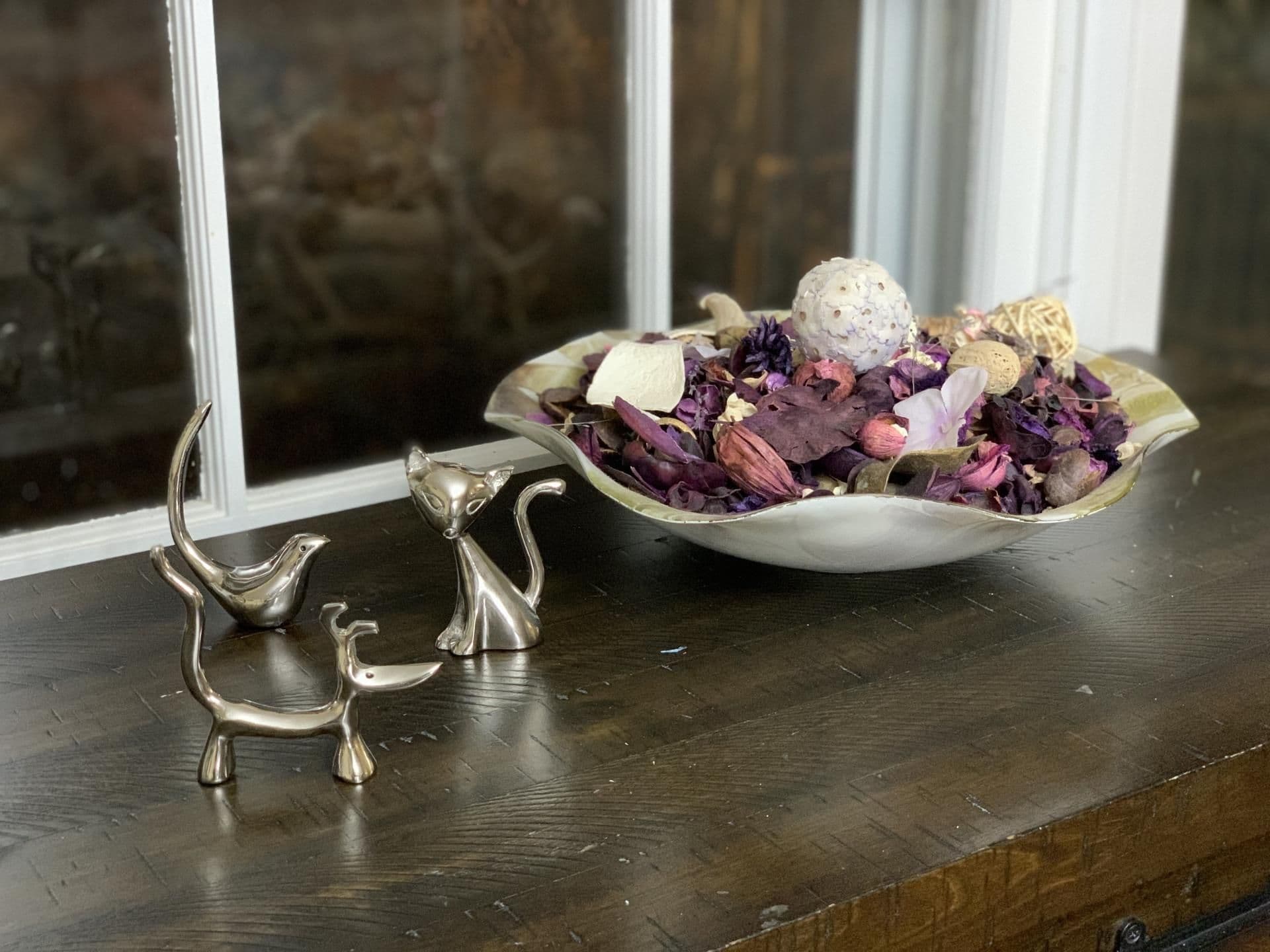 image-Vibhsa Dog Cat & Bird Ring Holders Set - Silver