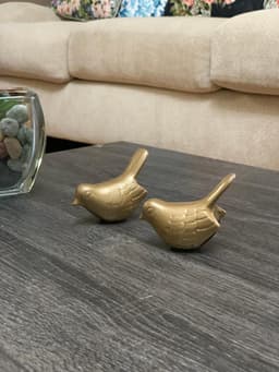 image-Vibhsa Birds of Health and Happiness Set of 2 (Marigold)