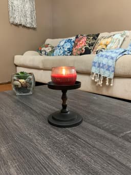 image-Vibhsa Pillar Candle Holder - Matte Black (4.5"H)
