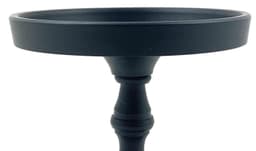image-Vibhsa Pillar Candle Holder - Matte Black (4.5"H)
