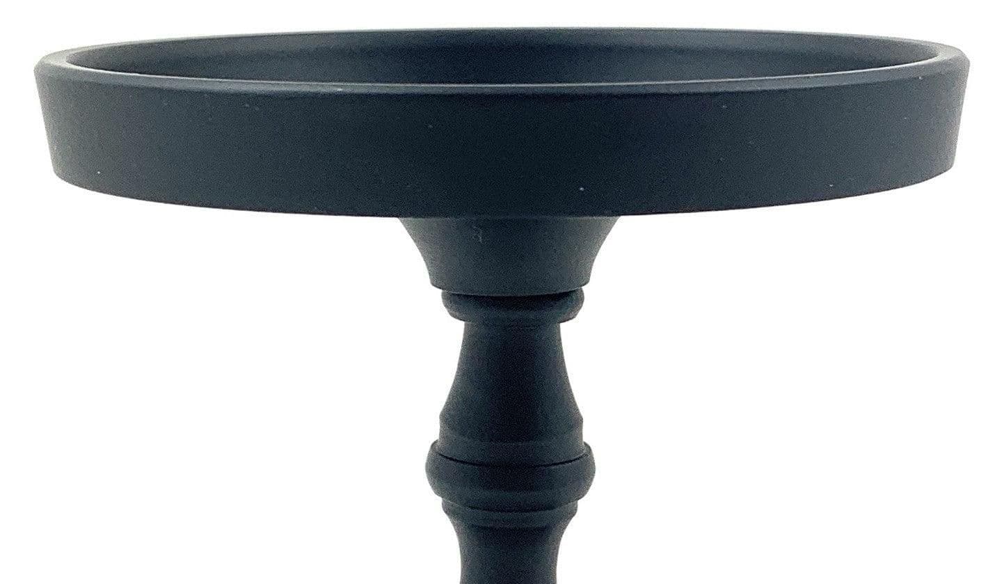 image-Vibhsa Pillar Candle Holder - Matte Black (4.5"H)