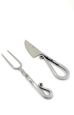 image-Designer Stainless Steel Carving Knife & Fork Set of 2