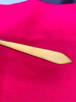 image-Flatware set of 20 Pieces Golden Stainless Taj Look
