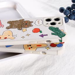 image-Graffiti Animal iPhone Case - Soft Shell TPU Cartoon