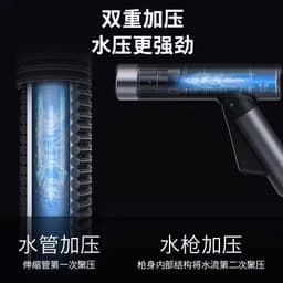 image-DaLiS High Pressure Car Wash Water Gun with 30m Telescopic Tube