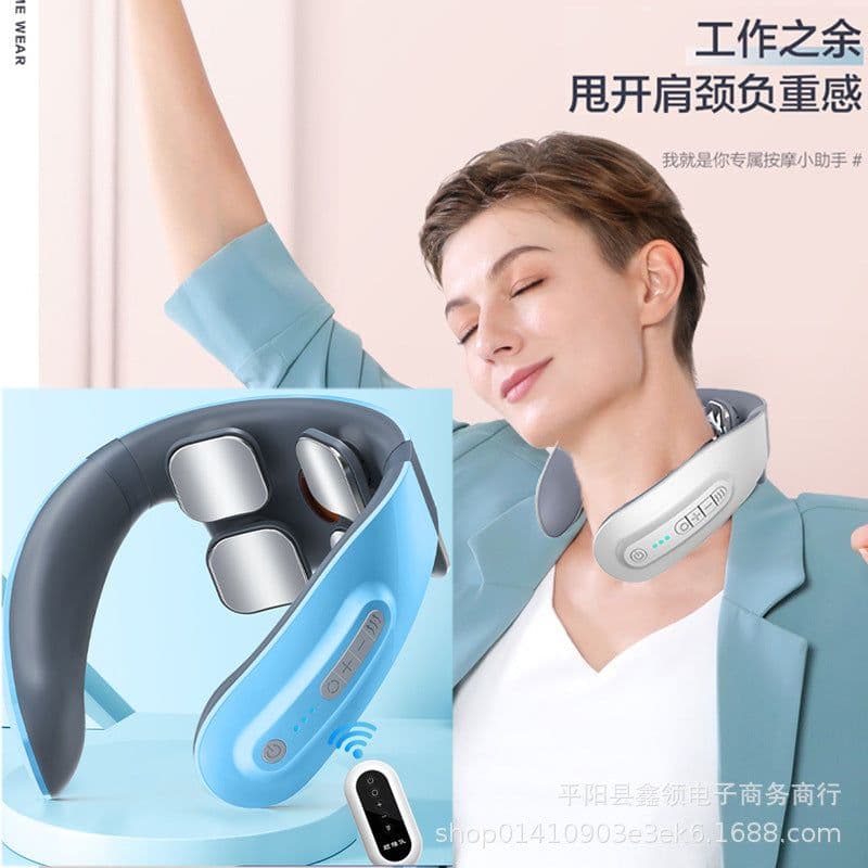 image-Four-Head Cervical Spine Massager Electrotherapy Device