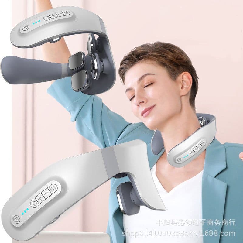 image-Four-Head Cervical Spine Massager Electrotherapy Device