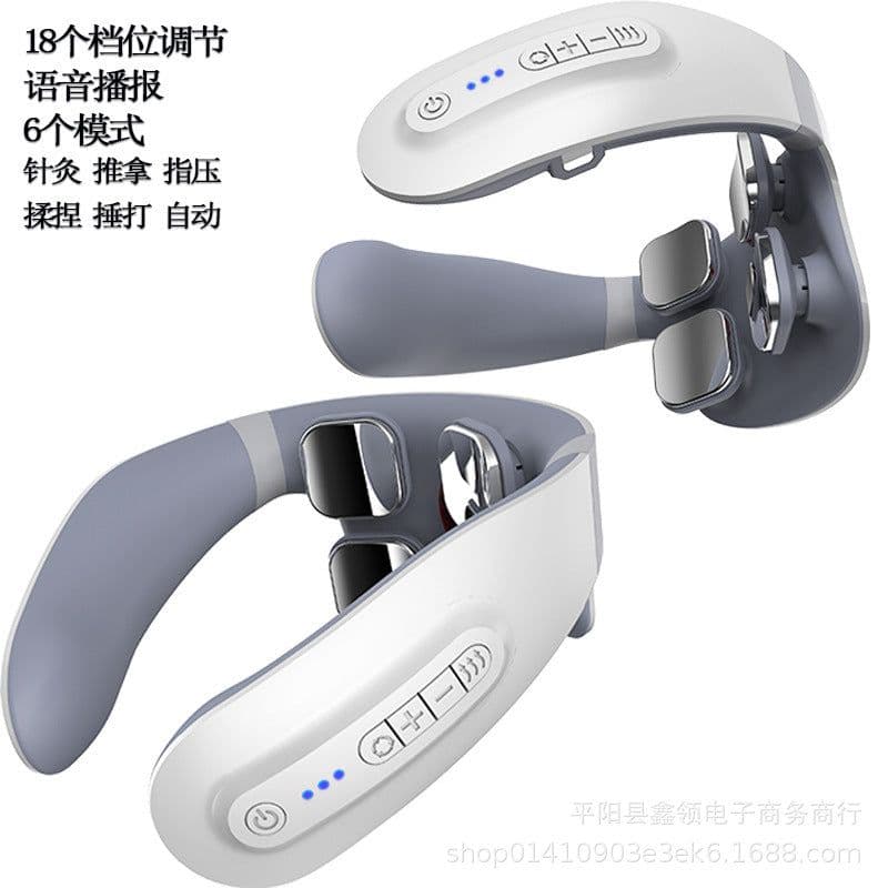 image-Four-Head Cervical Spine Massager Electrotherapy Device