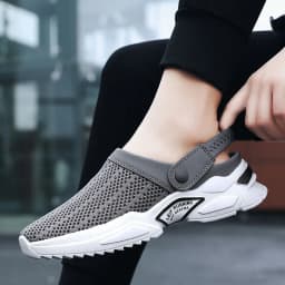 image-Men's Casual Slip On Sports Shoes Size 47 Black