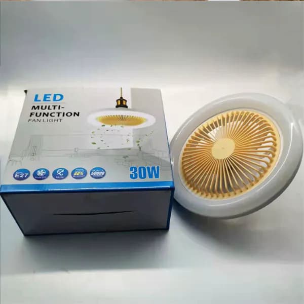 image-LED Lamp E27 with Mini Fan for Bedroom