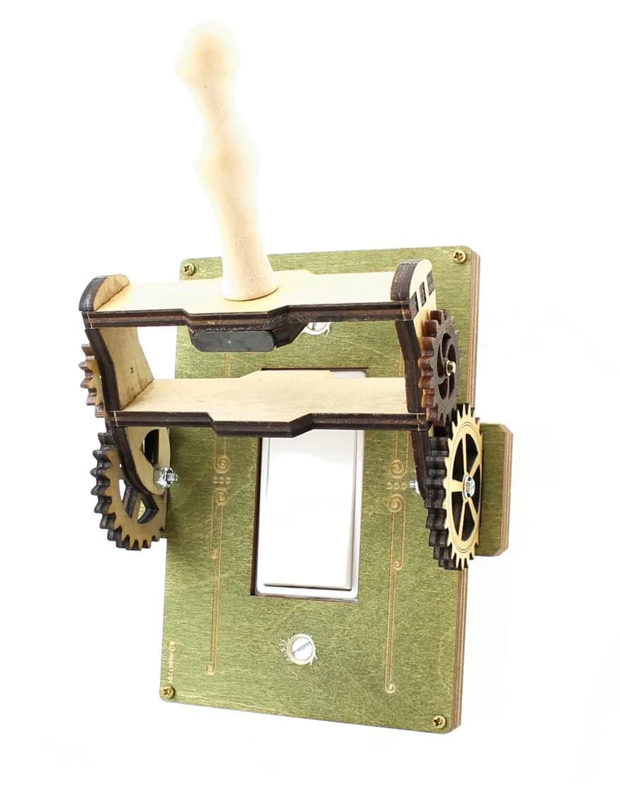 image-Steampunk Rocker Throw Switch - 8101C