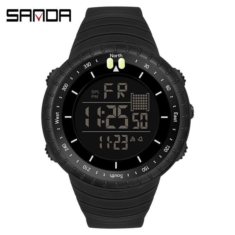 image-Sanda Fashion Digital Watch Men's Waterproof Sports