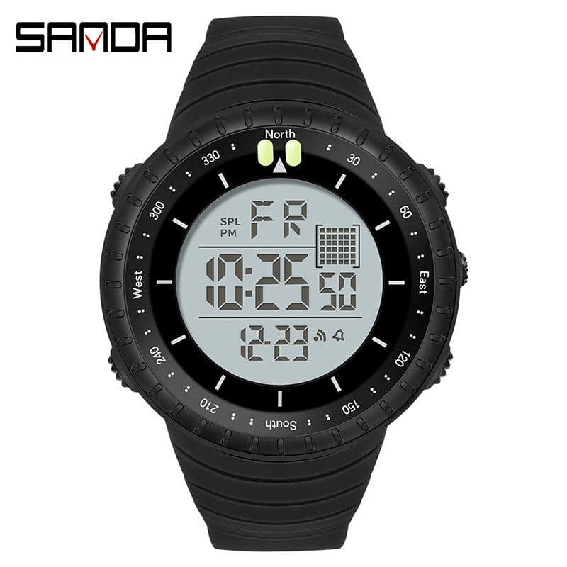 image-Sanda Fashion Digital Watch Men's Waterproof Sports