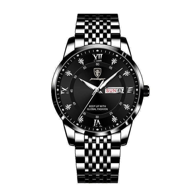 image-POEDAGAR 836 Men's Quartz Watch Calendar Waterproof