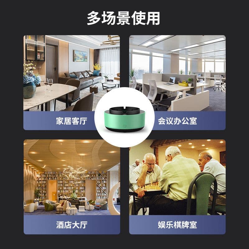 image-Creative Smoke Purifier Ashtray for Home & Car
