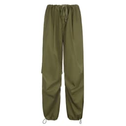image-European Style Elastic Waist Wide-Leg Casual Pants