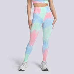 image-2022 Tie Dye Seamless Yoga Sports Suit High Waist Leggings