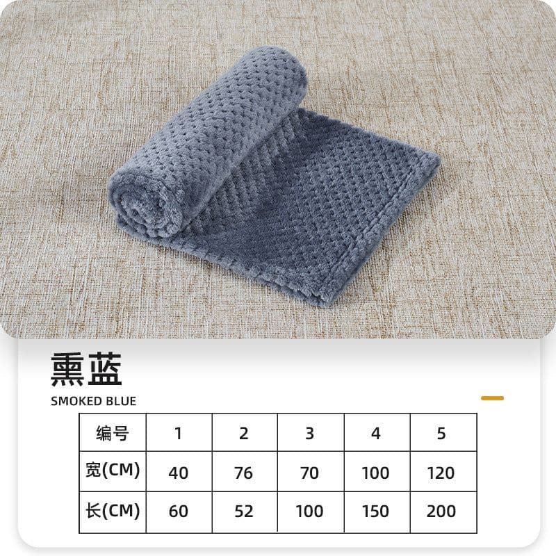image-Junzhe Pets Dog Seat Cushion 25x25cm Flannel Paw Print